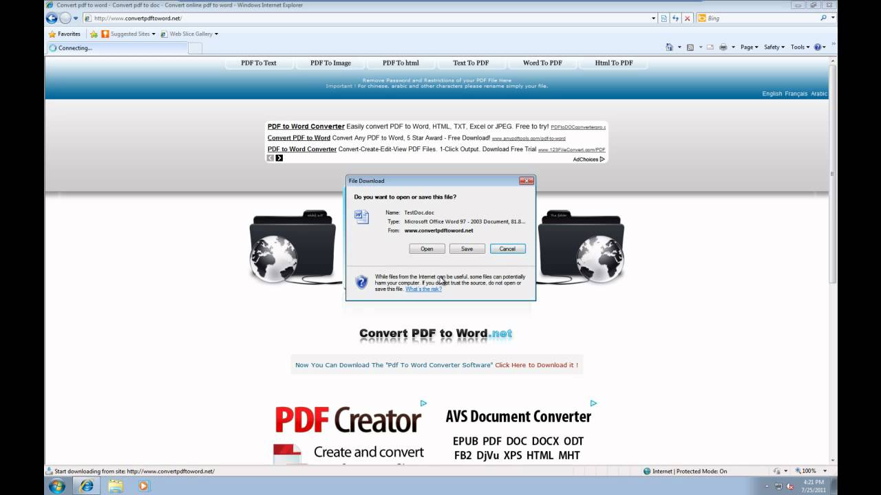 pdf to word docx converter free download
